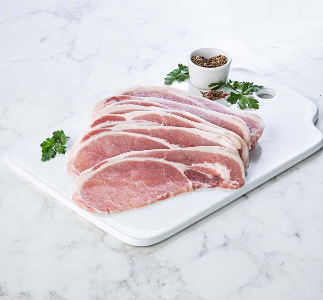 Unsmoked Rashers 500g
